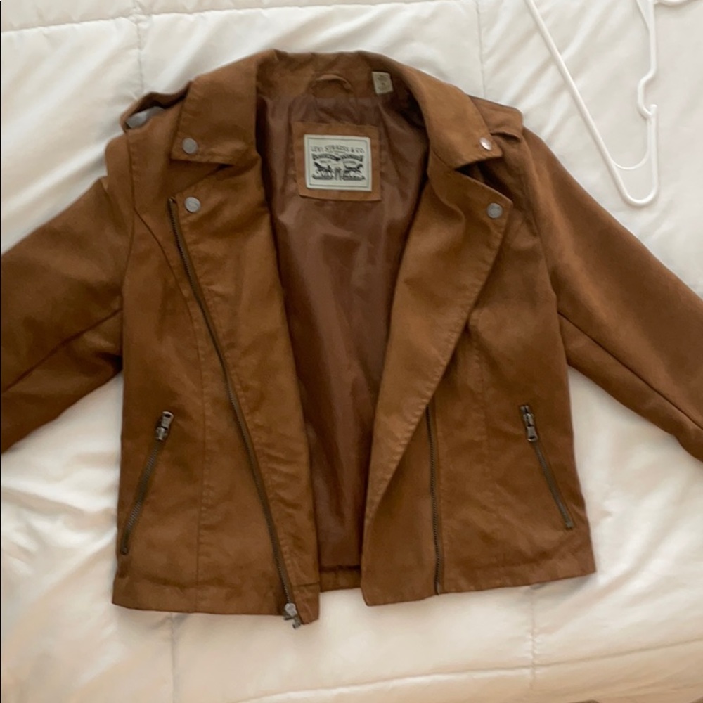 Women’s Levi’s faux suede moto jacket